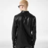 Chemise en cuir nappa plongé souple Chemise en cuir nappa plongé souple
