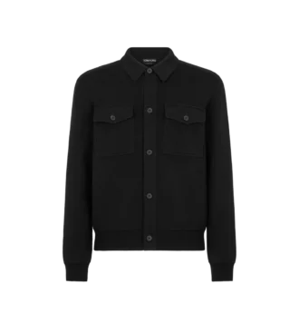 Chemise en laine et cachemire double face