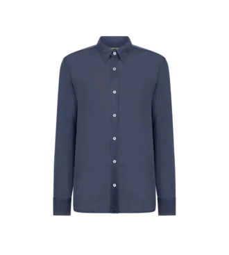 Chemise en soie transparente