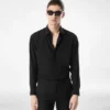 Chemise fluide en charmeuse