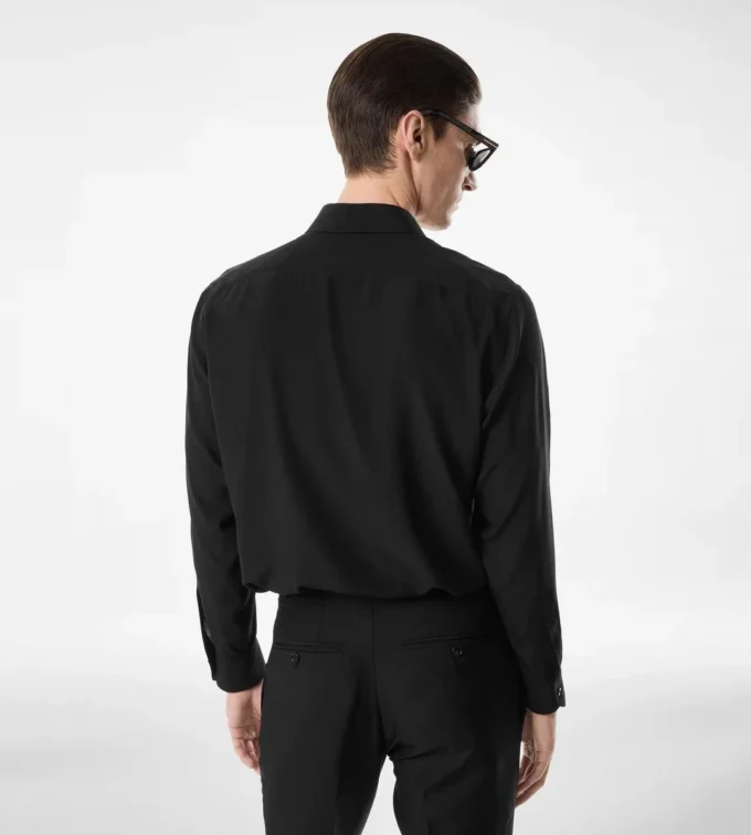 Chemise fluide en charmeuse