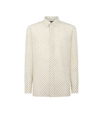 Chemise fluide en crêpe de Chine à imprimé cachemire