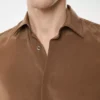 Chemise fluide en soie