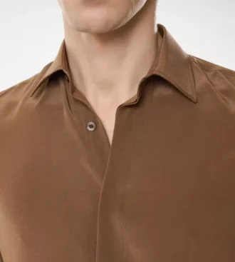 Chemise fluide en soie