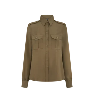 Chemise militaire avec poches avant