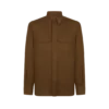 Chemise militaire en coton et lin Chemise militaire en coton et lin