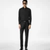 Chemise militaire en coton et soie
