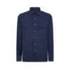 Chemise militaire en coton sergé Chemise militaire en coton sergé