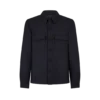 Chemise à poche poitrine en laine légère Chemise à poche poitrine en laine légère