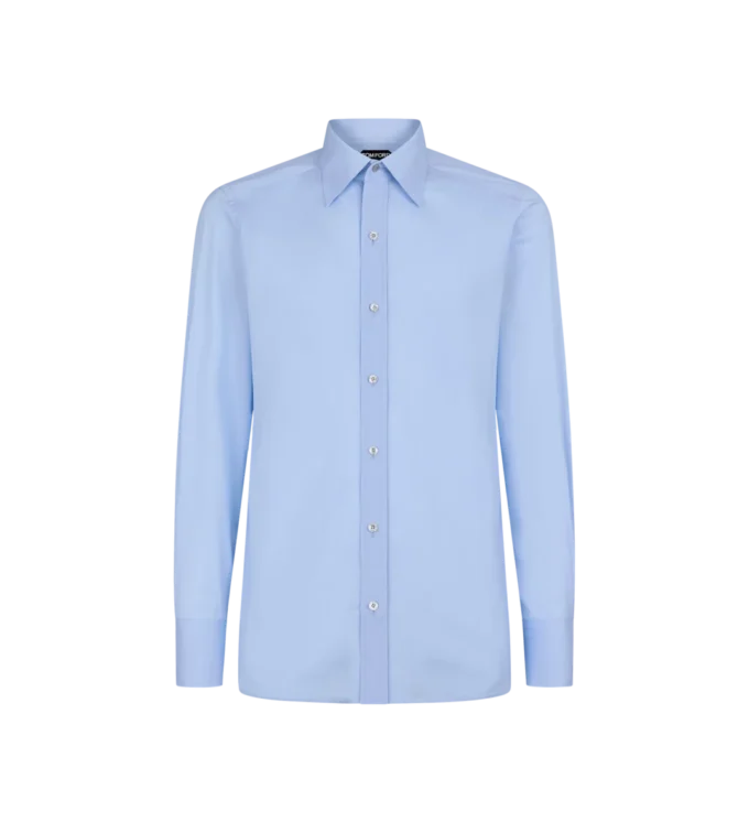 Chemise slim en popeline