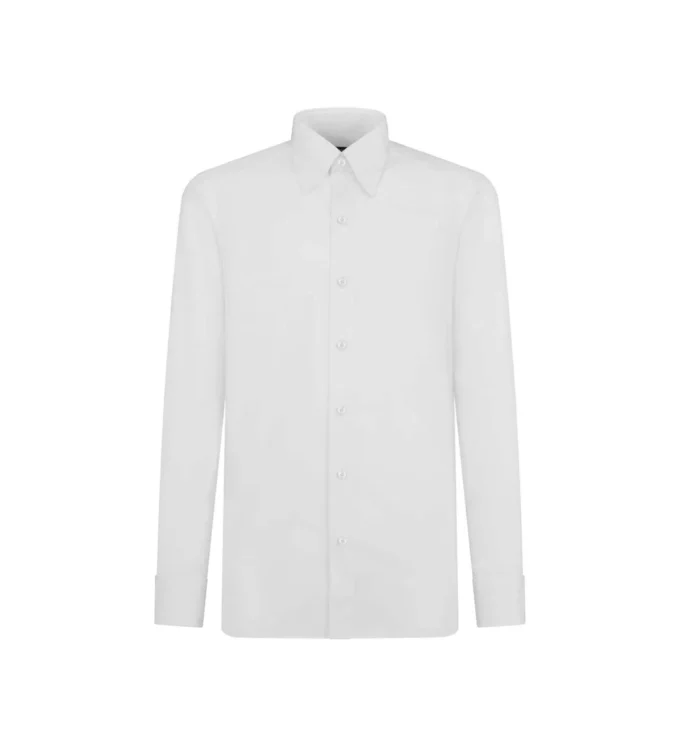 Chemise slim en popeline