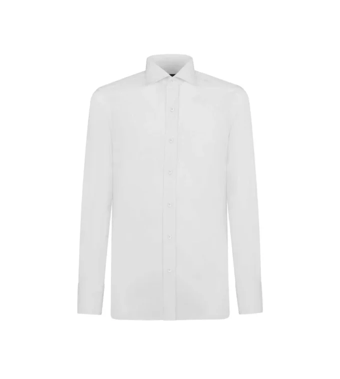 Chemise slim en popeline