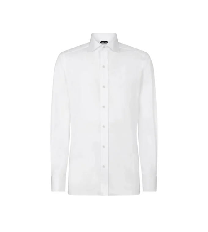 Chemise slim en popeline