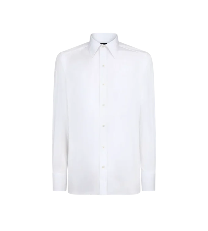 Chemise slim en popeline