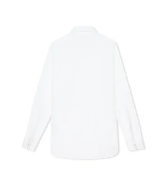Chemise slim en popeline