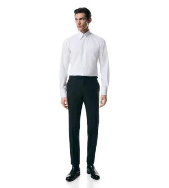 Chemise slim en popeline
