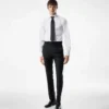 Chemise slim en popeline