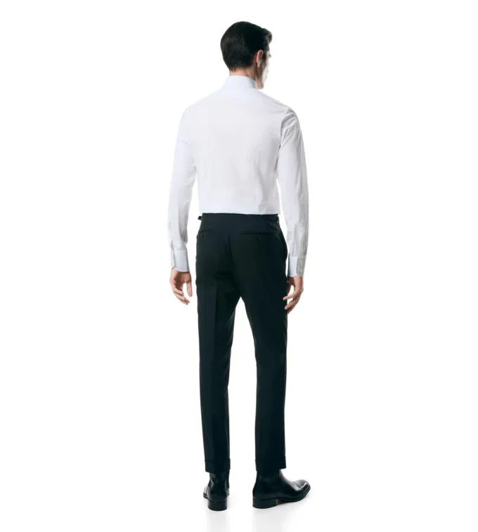 Chemise slim en popeline