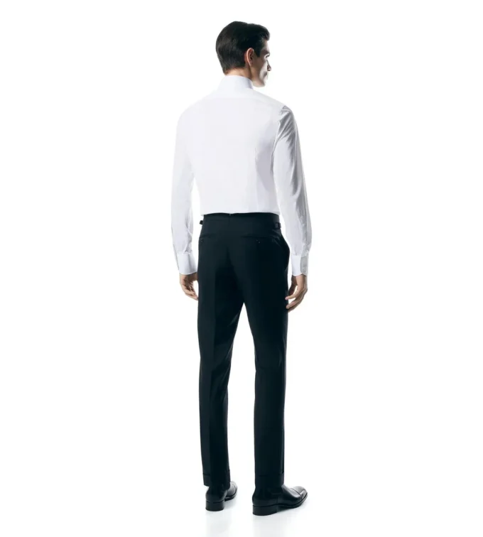 Chemise slim en popeline