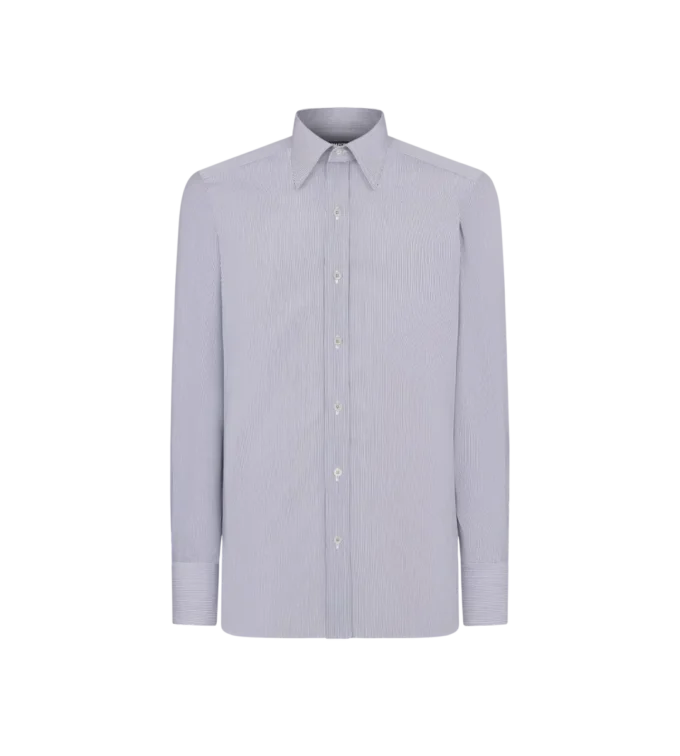 Chemise slim à fines rayures Chemise slim à fines rayures