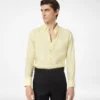 Chemise slim fit en gabardine fluide Chemise slim fit en gabardine fluide