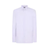 Chemise slim fit en twill micro vichy Chemise slim fit en twill micro vichy