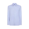 Chemise slim fit Prince de Galles raffinée