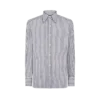 Chemise slim fit à rayures