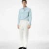 Chemise western en chambray denim