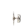 Clous d&rsquo;oreilles ronds en diamant et onyx