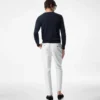 Col rond en pure laine fine