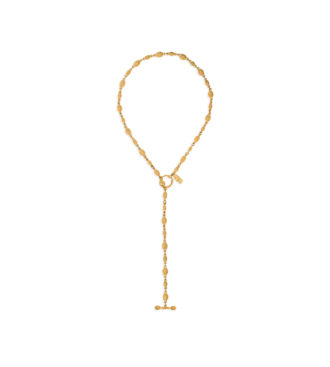 Collier Grace Lariat en laiton doré vintage Collier Grace Lariat en laiton doré vintage