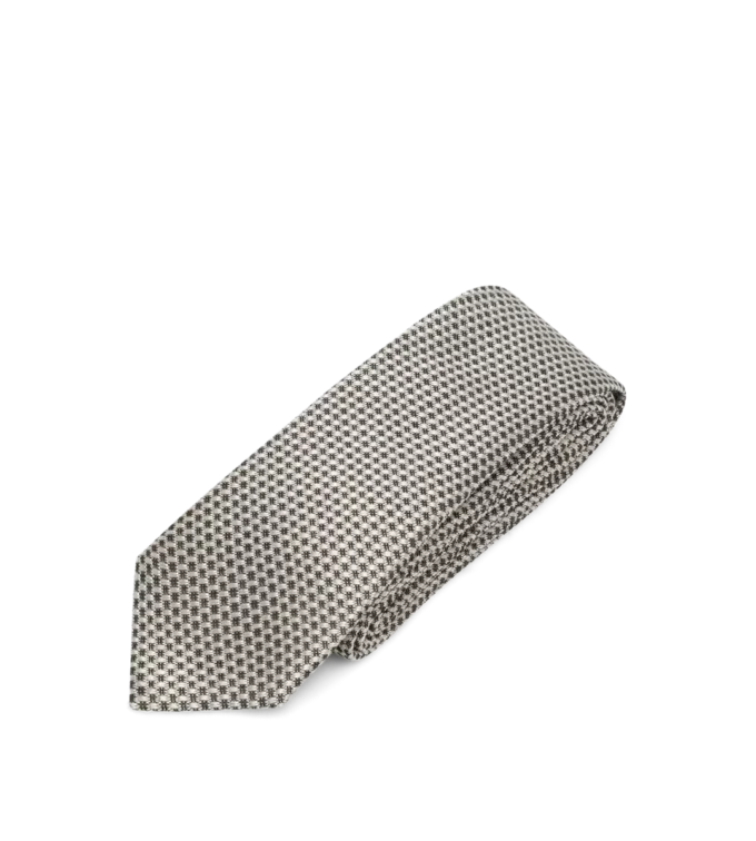 Cravate en jacquard de soie