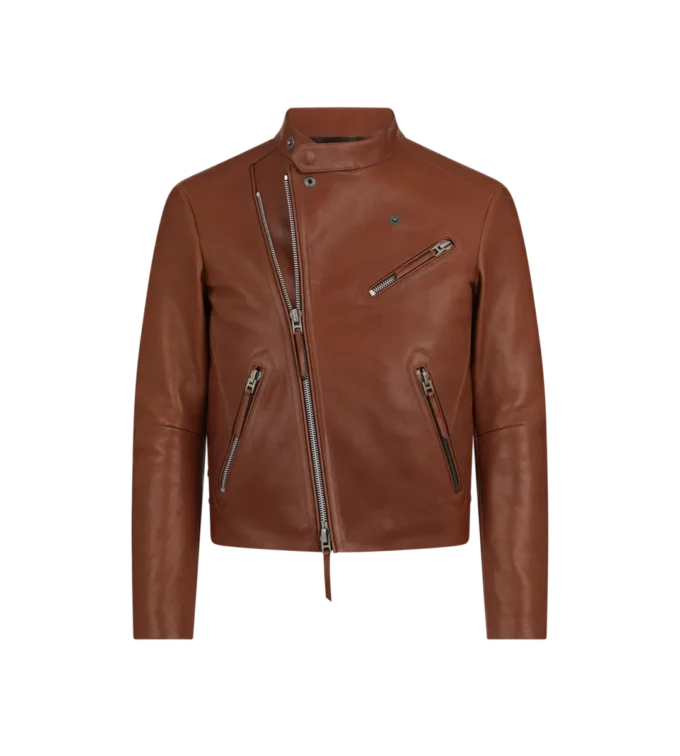 Cuir grainé Buffalo Asymmetric Racer Cuir grainé Buffalo Asymmetric Racer