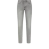 Denim selvedge stretch slim fit gris