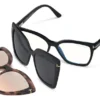 Double clip sur lunettes optiques Blue Block