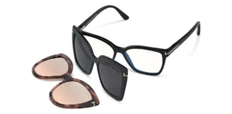 Double clip sur lunettes optiques Blue Block