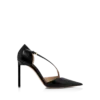 Escarpins asymétriques en cuir verni Escarpins asymétriques en cuir verni