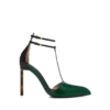 Escarpins à bride en python imprimé
