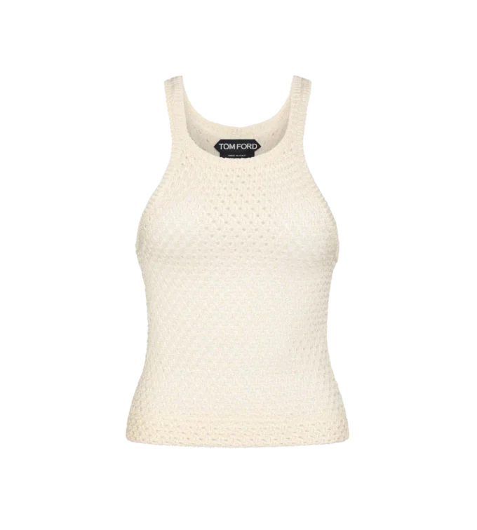Gilet avec signature métallique en forme de T
