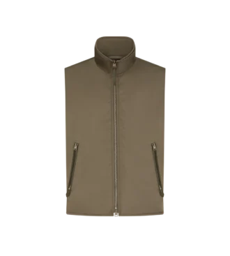 Gilet doublé de cachemire
