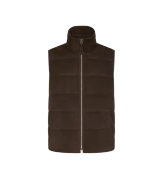 Gilet léger en daim
