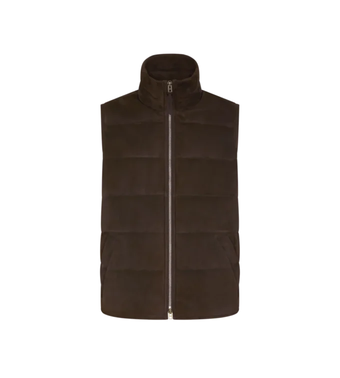 Gilet léger en daim Gilet léger en daim