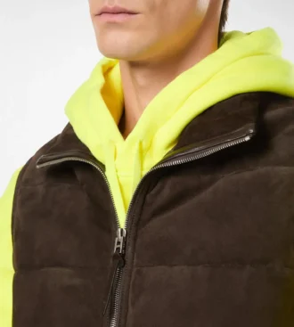 Gilet léger en daim