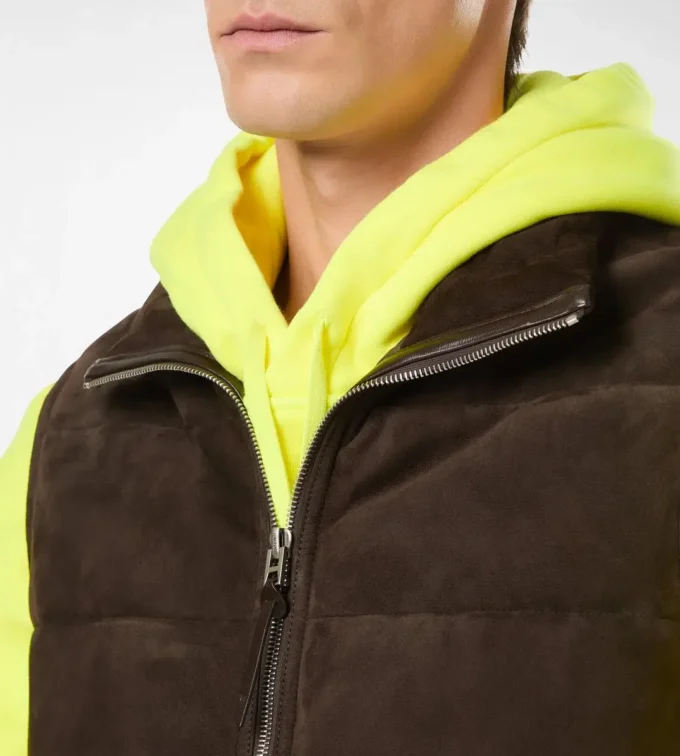 Gilet léger en daim Gilet léger en daim