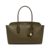 Grand sac à bandoulière Alexander en cuir grainé naturel Grand sac à bandoulière Alexander en cuir grainé naturel