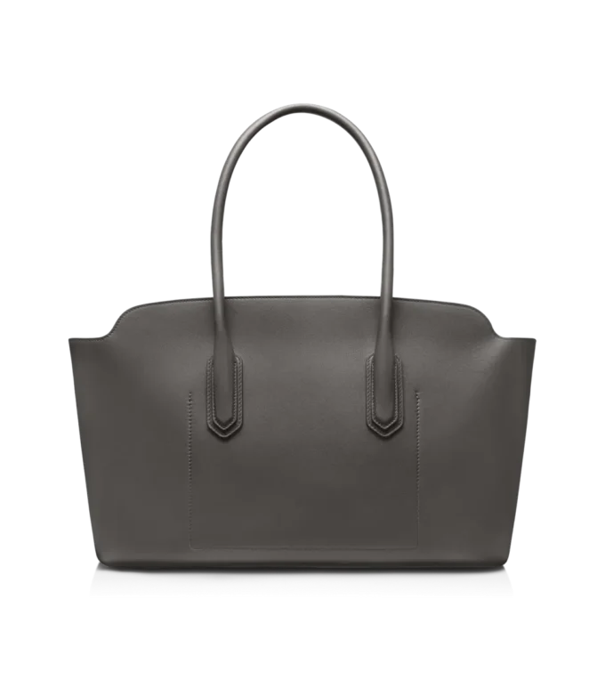 Grand sac à bandoulière Alexander en cuir grainé naturel Grand sac à bandoulière Alexander en cuir grainé naturel