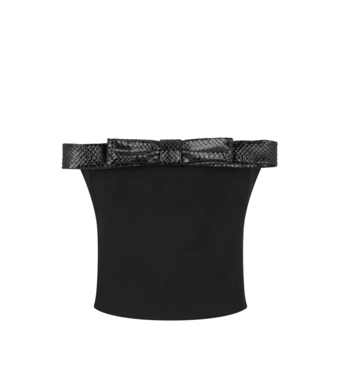 Haut bustier avec nœud Haut bustier avec nœud