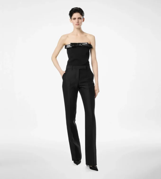 Haut bustier avec nœud Haut bustier avec nœud
