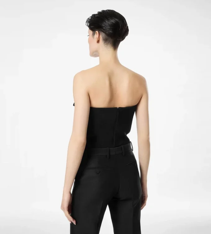 Haut bustier avec nœud Haut bustier avec nœud
